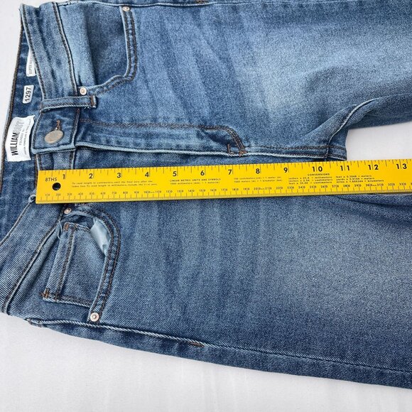 William Rast Super High Waist Ankle Skinny Jeans Raw Hem Denim Women's Junior 27 - Picture 7 of 13
